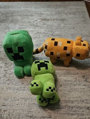 Minecraft Plush Toys & Coin Bank